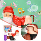 Bubble Blowing Santa - Fart Bubble Machine With Flashing Lights   Music Gift Usa