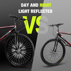 Psler 72 Pcs Spokes Reflectors - Spoke Skin Spoke Covers Trim Wrap Cover Decorat
