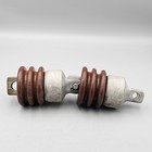 Vintage 1965 Chance Brown Porcelain High Voltage Electrical Strain Insulator