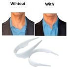 Shirt Collar Support Stays     Anti-roll T-shirt Shaper Kit For Neat Collar Look