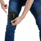 Mens Motor Riding Pants Motorcycle Jeans Distressed Denim Protection Gear Pads