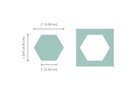 Bira Craft 2 Inch Hexagon Lever Action Craft Punch For Paper Crafting