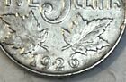 Canada 1926 Five 5 Cents Near 6  Key Date Coin Vf  xf Condition 938 162 Minted