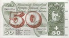 Switzerland 50 Francs 1971 P-448k 3  Unc