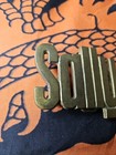 Vintage Belt Buckle Sally Name Iconic 1970s Retro Fashion Solid Brass