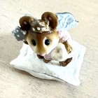 Wee Forest Folk Tooth Fairy Pink Dress Wff Mouse Petersen Pillow