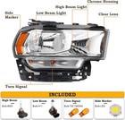 For 2019-2024 Ram 2500 3500 Halogen Chrome Headlight Assy Right Passenger Side