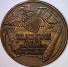1797 Uss Frigate Constellation Copper Medal Coin Struck From The Ship Parts W Nr