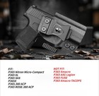 Iwb Kydex Holster Compatible With Sig P365 p365 Xl p365 Sas p365x p365 380 Acp