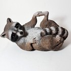 Martha Carey Lg 8  Baby Raccoon Figure Usa Glass Eyes Portrait Of Innocence 1983