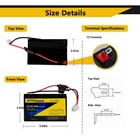 Scooter Battery 24v 9ah Lifepo4 Lithium Rechargeable Sp2409 Razor E100 E200 E300