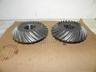 Pair Browning Link-belt 37 Spiral Miter Gears 1-7 16  Bore B l 4 00 Set