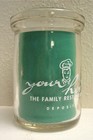 Your Host Family Restaurant Logoed Carryout Glass Coffee Cup Jar Old Store Stock