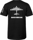 Powell Peralta Bones Brigade Bomber Skateboard T Shirt Black