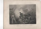 Battle Of Chicamauga Van Pelt Defending His Battery Vintage Print 1865 T Nast