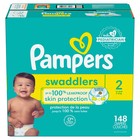 Pampers Swaddlers Active Baby Diapers Pack - Size 2 - 148ct
