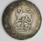 Great Britain 1921 Silver One Shilling King George V Coin