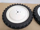 Ertl Pedal Tractor Rear Wheel 12 X 1 75 Set White 
