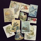 Antique Victorian Ephemera Lot      Trade Card Die-cuts Medicine Drug Advertising
