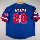 Negro League Kansas City Monarchs  20 Baseball Jersey Mens 2xl Blue Nlbm Big Boy