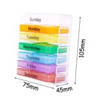 Daily Pill Box Weekly Organizer Case Medicine Storage Travel Holder 7 Day