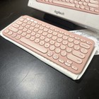 Logitech Pebble Keys 2 K380s Multi-device Bluetooth Wireless Keyboard Tonal Rose