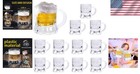 1 Oz Transparent Mini Beer Mug Shot Glasses - Set Of 12 For Celebrations