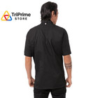 Chef Works Men s Springfield Coat  Black  Large Large  Black 