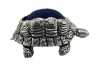 Alchemy Carta English Pewter Turtle Pin Cushion Sewing 1994 Blue Vintage