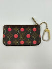 Louis Vuitton Cherry Pochette Cles Brown Monogram Coin Purse Key Chain