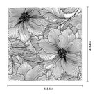 Leaves Flower Background Clear Rubber Stamps For Card Making Scrapbooking