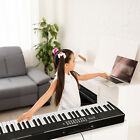 Folding Piano Keyboard 61 Key Portable Piano Semi-weighted Key Midi Bluetooth
