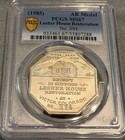 1985 Lesher House Restoration Silver Medal   594  Pcgs Ms 67  Fantastic Original