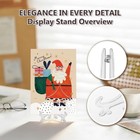Artliving 3inch Clear Plastic Easels Or Stand plate Holders To Display Pictur   