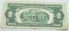 1953 C Red Seal  2 Two Dollar Bill - 2 Dollar Note - Banknote - Ships Free