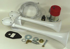 Fiamm 62350-12 Twin Air Horn W Compressor Fultone Kit White Coated Boat Rv Truck