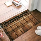 Rubber Doormat Indoor Outdoor Front Door Mat  Low Profile Heavy Duty Welcome Mat