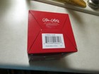 Coton Colors -    our First Christmas    - Glass Ornament - 4 Inch Red Nib