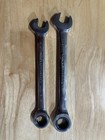 Gearwrench Ratcheting Sae Combination Wrench Set 5 8  9 16  2pc Steel Silver
