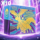 Pokemon Tcg - Ascended Heroes Etb Case Of 10 Sealed Elite Trainer Box