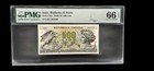          Italy 1966-70 500 Lire Banknote Eagle Mermaid Pick 93a Pmg 66 Epq