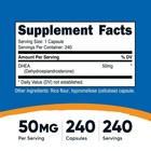 Nutricost Dhea 50mg 240 Capsules Gluten Free Soy Free Non-gmo