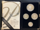 1999 W American Eagle 4-coin Proof Platinum Set With Box   Coa