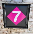Vintage New York City Subway Irt Roll Sign Route Sign Box Nycta Queens Bronx