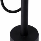 Luxury Black Floor Mount Free Standing Shower Faucets With Hand Shower Mixer