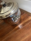 Vintage Wm Rogers 27  Silver Plate Ice Bucket  Paul Revere W Glass Liner   Lid