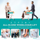 Patient Lift Wheelchair Portable Transfer Lifter Shower Chair For Elderly Living