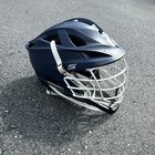 Cascade S Full Face Lacrosse Helmet Navy Blue white Matte Lightweight Foam