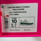 New G fore Custom Tuxedo Gallivan2r Mens 10 White Snow Green Golf Shoes
