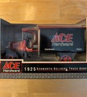 Ertl  f397 Ace Hardware Die Cast 1925 Kenworth Delivery Truck Coin Bank 1 34 Nib